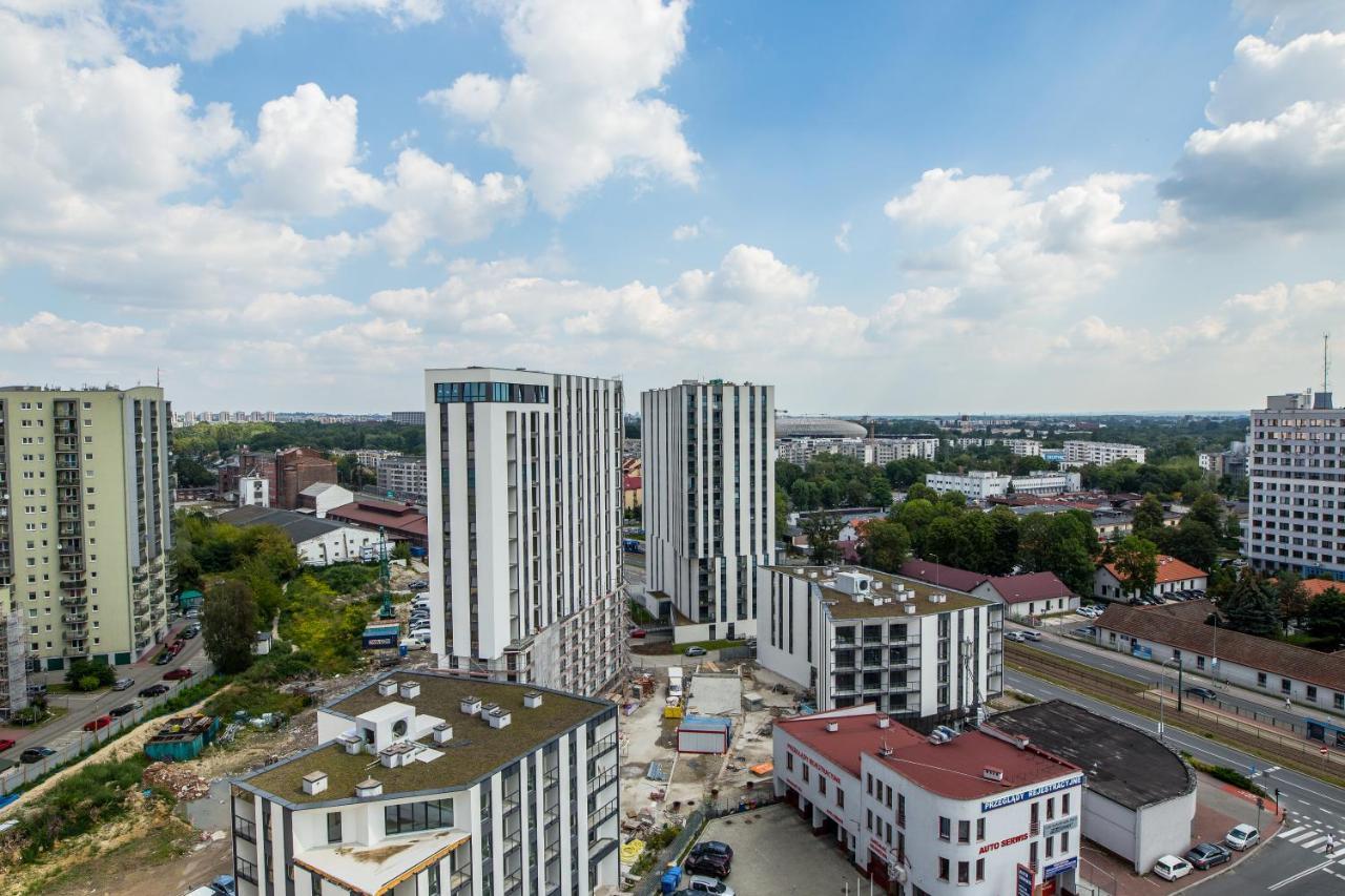 Mogilska Tower Apartments Near Tauron Arena By Inpoint - Free Underground Parking Krakow Exterior photo